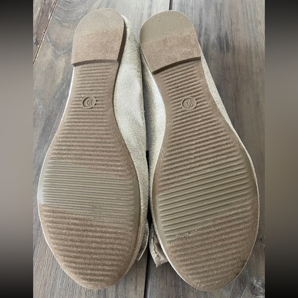 NWT Aeropostale Silver Shimmer Ballet Flats Shoes Ladies 10M - Picture 4 of 4